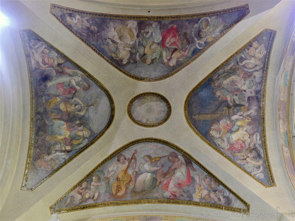 Milan (Italy) - Vault of the presbytery of the Church of San Raffaele